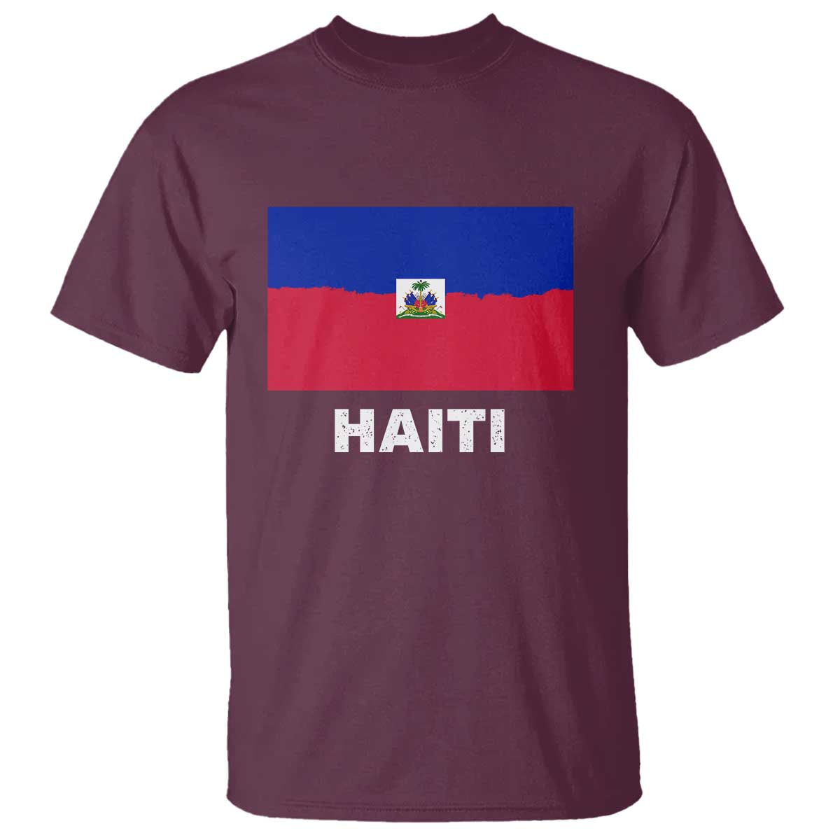 Vintage Distressed Haiti Flag T Shirt Haitian Heritage Pride