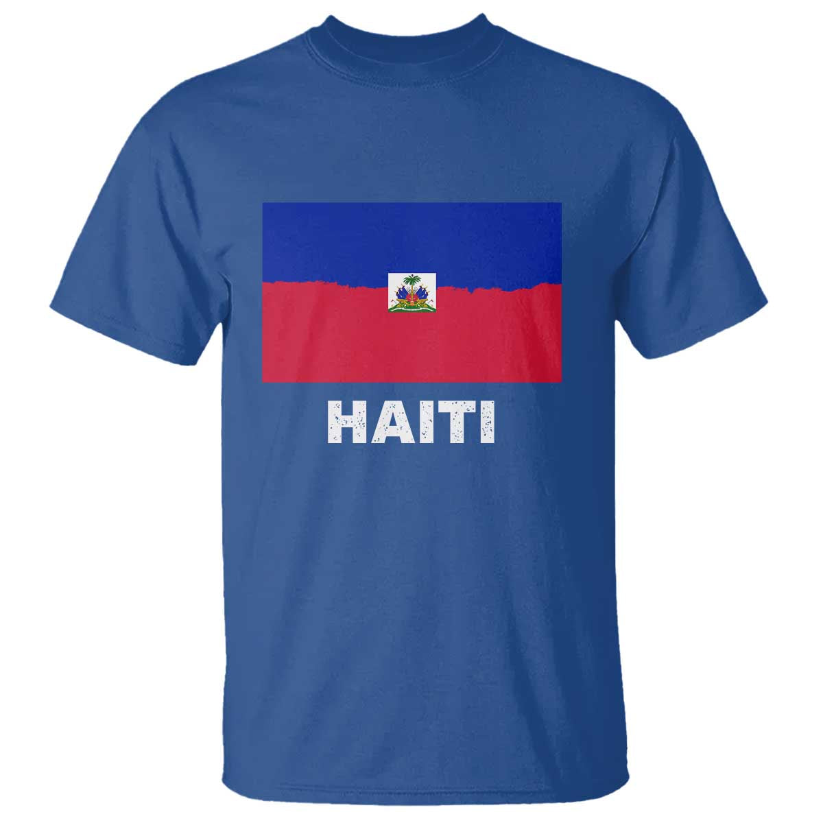 Vintage Distressed Haiti Flag T Shirt Haitian Heritage Pride