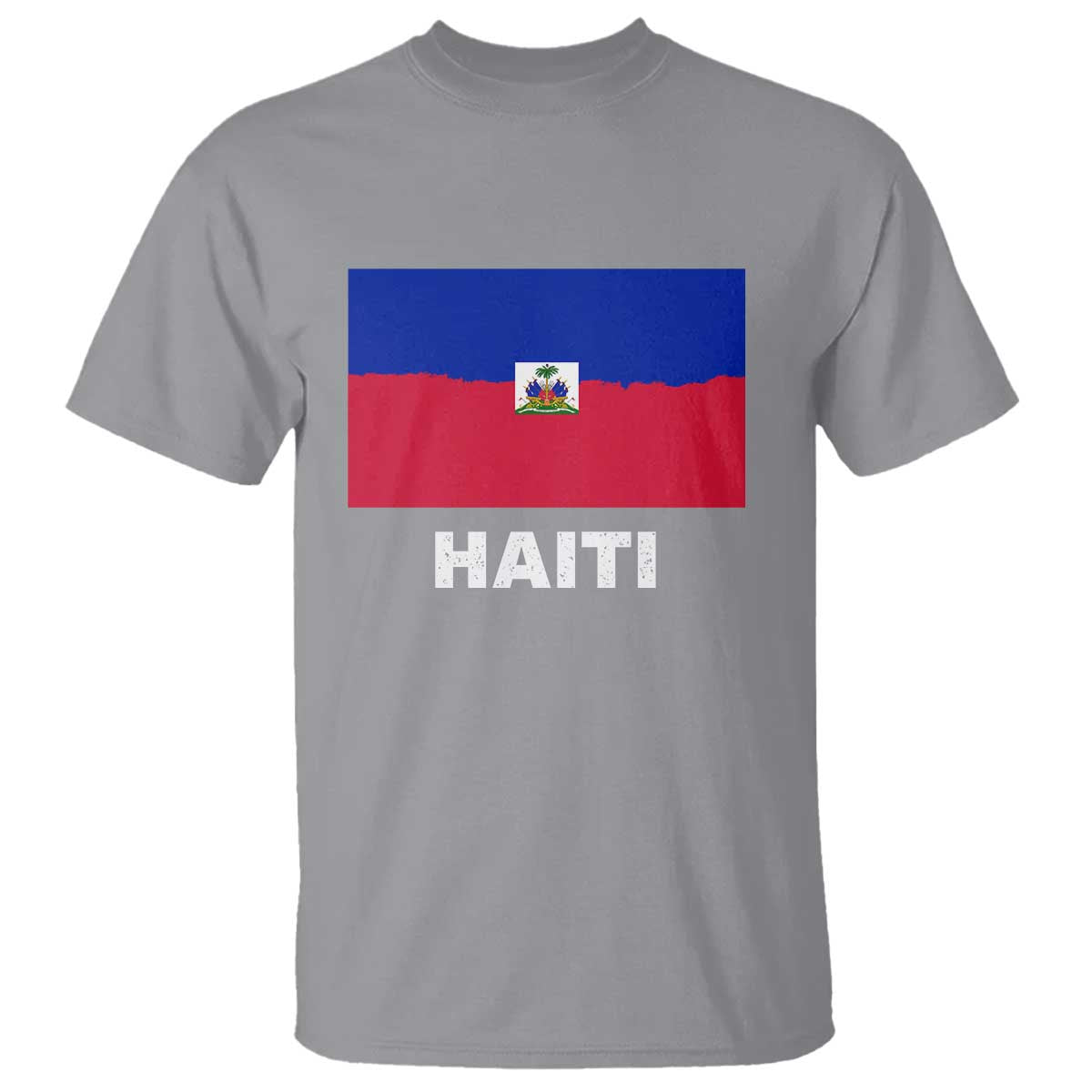Vintage Distressed Haiti Flag T Shirt Haitian Heritage Pride