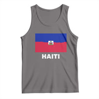 Vintage Distressed Haiti Flag Tank Top Haitian Heritage Pride