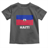 Vintage Distressed Haiti Flag Toddler T Shirt Haitian Heritage Pride