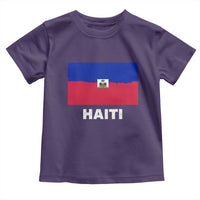Vintage Distressed Haiti Flag Toddler T Shirt Haitian Heritage Pride