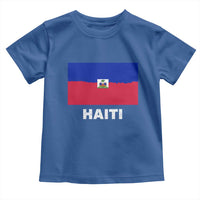 Vintage Distressed Haiti Flag Toddler T Shirt Haitian Heritage Pride
