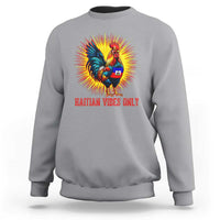 Proud Haitian Rooster Flag Sweatshirt Majestic National Symbol Haiti Heritage Pride