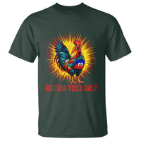 Proud Haitian Rooster Flag T Shirt Majestic National Symbol Haiti Heritage Pride