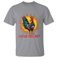 Proud Haitian Rooster Flag T Shirt Majestic National Symbol Haiti Heritage Pride