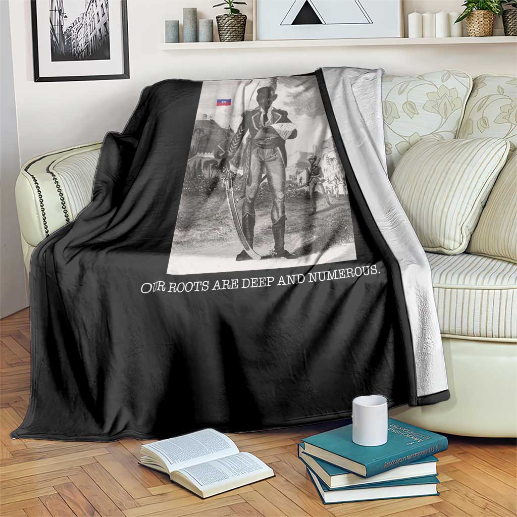 Haitian Revolution Toussaint Louverture Throw Blanket We Will Rise Again Historic Graphic