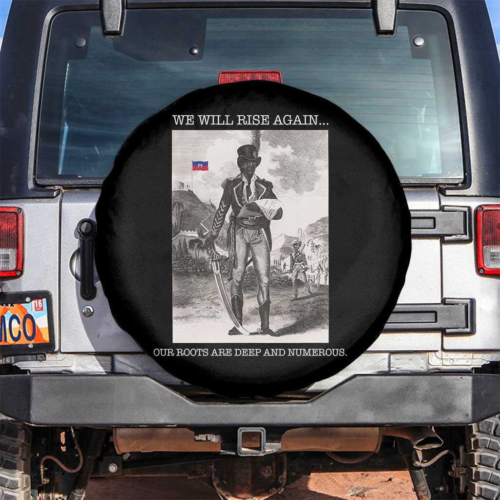 Haitian Revolution Toussaint Louverture Spare Tire Cover We Will Rise Again Historic Graphic