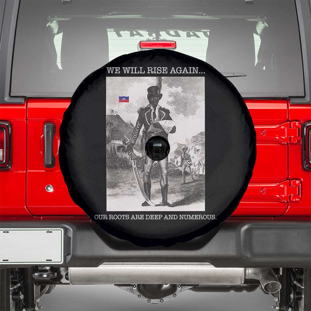 Haitian Revolution Toussaint Louverture Spare Tire Cover We Will Rise Again Historic Graphic