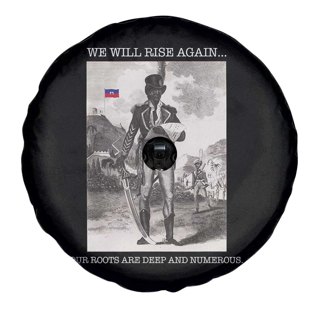 Haitian Revolution Toussaint Louverture Spare Tire Cover We Will Rise Again Historic Graphic