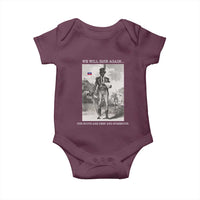 Haitian Revolution Toussaint Louverture Baby Onesie We Will Rise Again Historic Graphic