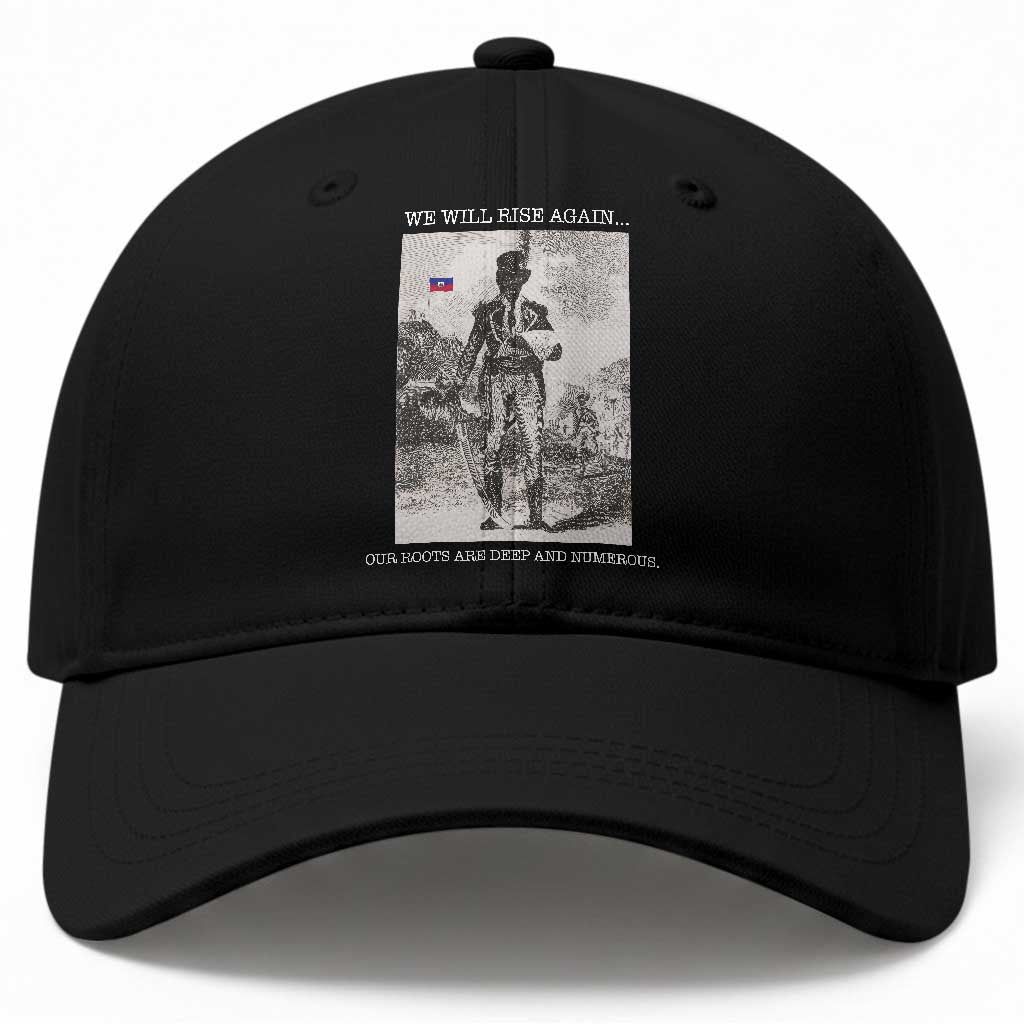 Haitian Revolution Toussaint Louverture Baseball Cap We Will Rise Again Historic Graphic