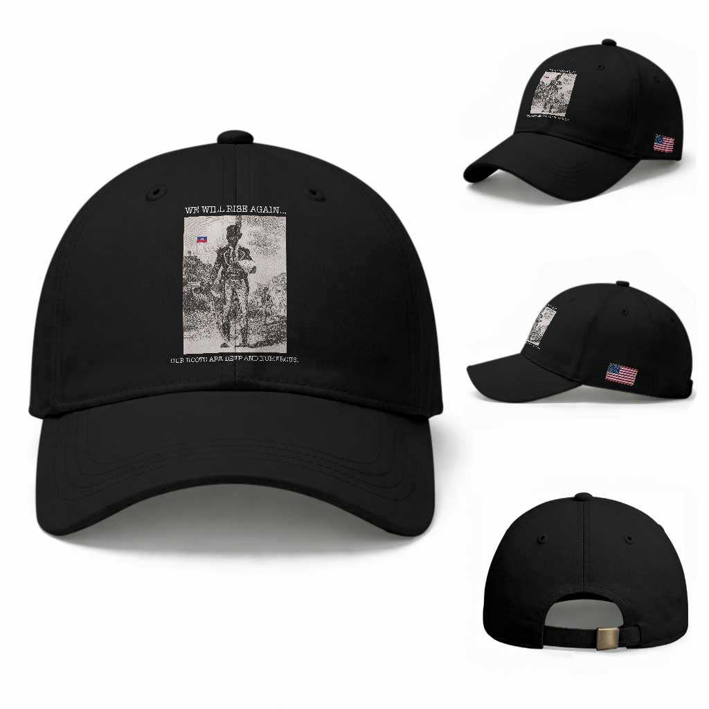 Haitian Revolution Toussaint Louverture Baseball Cap We Will Rise Again Historic Graphic