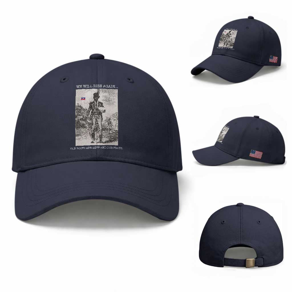 Haitian Revolution Toussaint Louverture Baseball Cap We Will Rise Again Historic Graphic