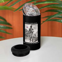 Haitian Revolution Toussaint Louverture 4 in 1 Can Cooler Tumbler We Will Rise Again Historic Graphic