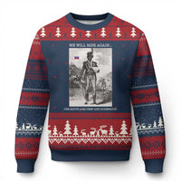 Haitian Revolution Toussaint Louverture Ugly Christmas Sweater We Will Rise Again Historic Graphic