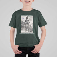 Haitian Revolution Toussaint Louverture T Shirt For Kid We Will Rise Again Historic Graphic