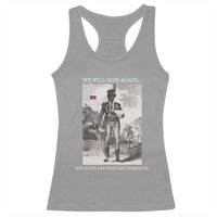 Haitian Revolution Toussaint Louverture Racerback Tank Top We Will Rise Again Historic Graphic