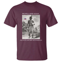 Haitian Revolution Toussaint Louverture T Shirt We Will Rise Again Historic Graphic