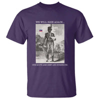 Haitian Revolution Toussaint Louverture T Shirt We Will Rise Again Historic Graphic
