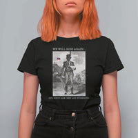 Haitian Revolution Toussaint Louverture T Shirt For Women We Will Rise Again Historic Graphic