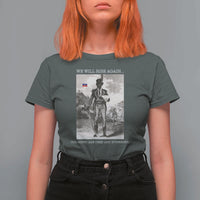 Haitian Revolution Toussaint Louverture T Shirt For Women We Will Rise Again Historic Graphic