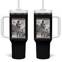 Haitian Revolution Toussaint Louverture Tumbler With Handle We Will Rise Again Historic Graphic
