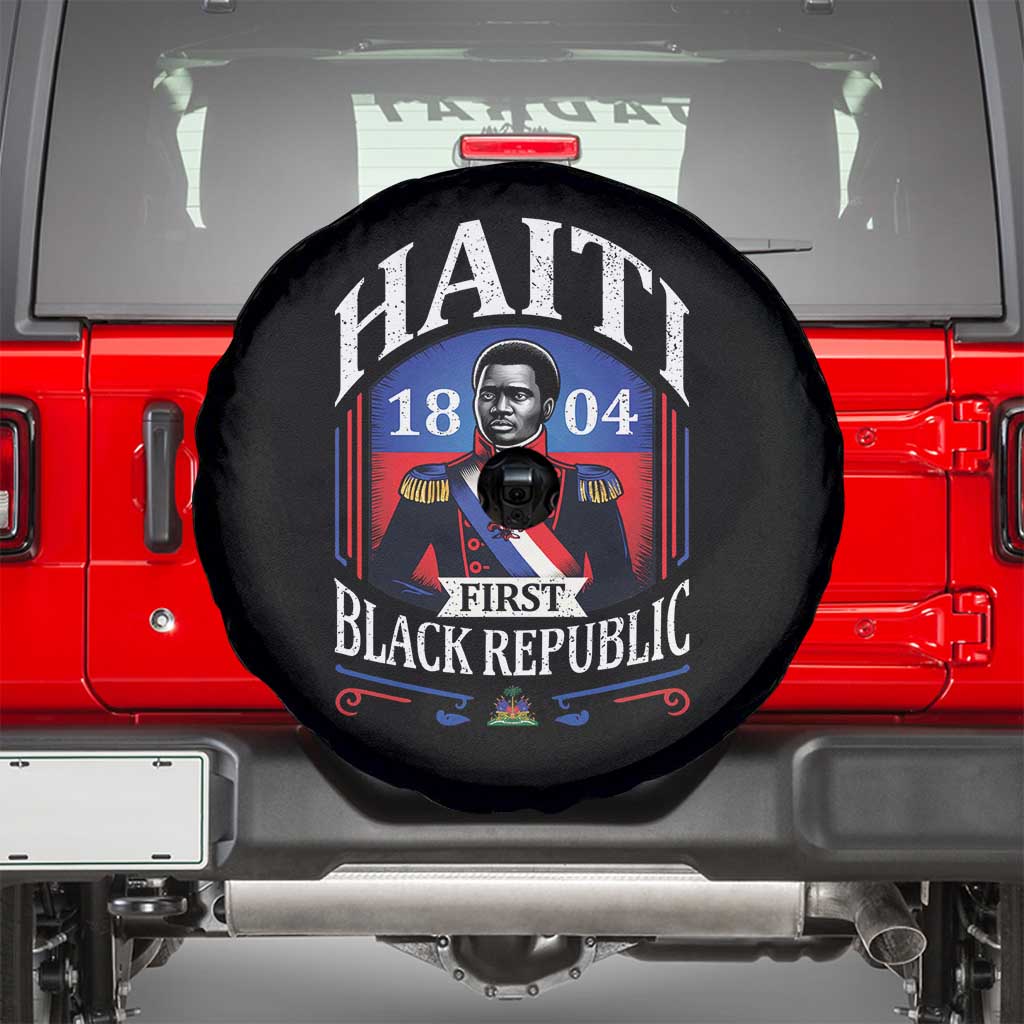 1804 First Black Republic Vintage Graphic Spare Tire Cover Jean Jacques Dessalines Historic