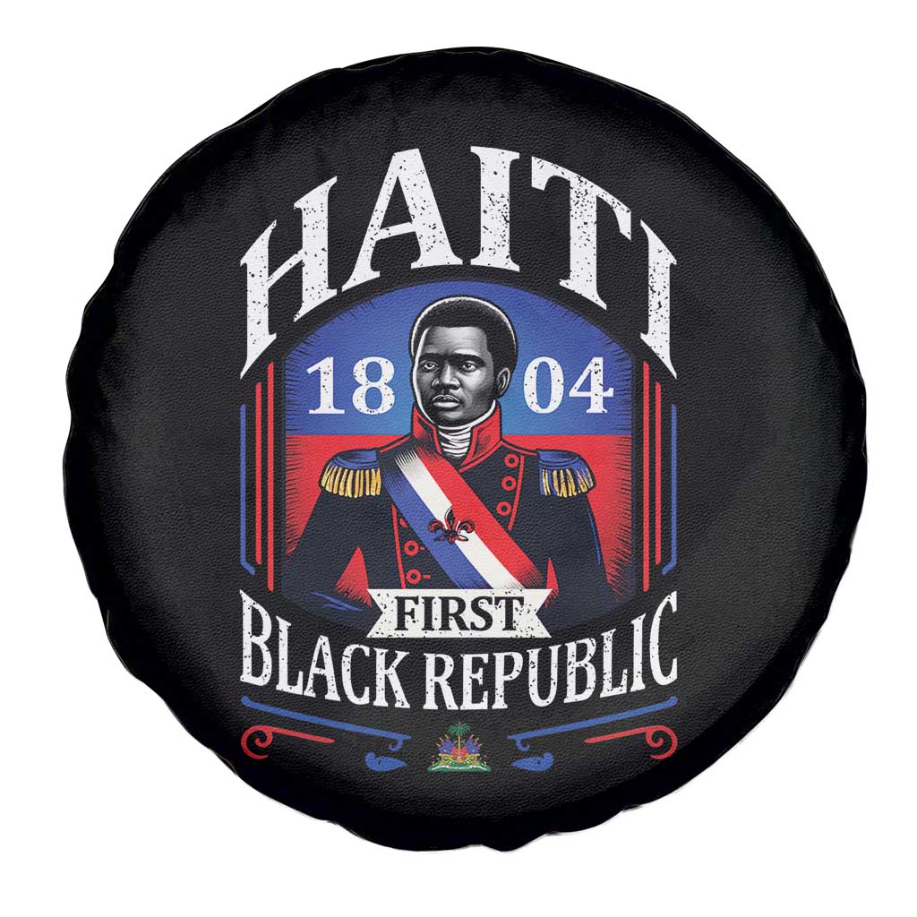 1804 First Black Republic Vintage Graphic Spare Tire Cover Jean Jacques Dessalines Historic