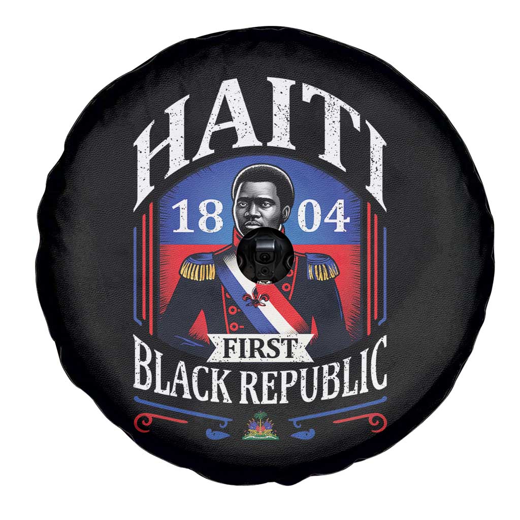 1804 First Black Republic Vintage Graphic Spare Tire Cover Jean Jacques Dessalines Historic