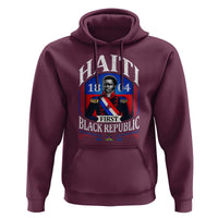 1804 First Black Republic Vintage Graphic Hoodie Jean Jacques Dessalines Historic