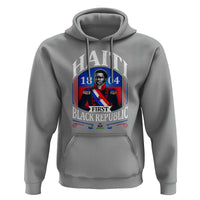 1804 First Black Republic Vintage Graphic Hoodie Jean Jacques Dessalines Historic