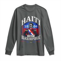 1804 First Black Republic Vintage Graphic Long Sleeve Shirt Jean Jacques Dessalines Historic