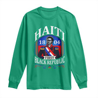 1804 First Black Republic Vintage Graphic Long Sleeve Shirt Jean Jacques Dessalines Historic