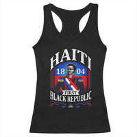 1804 First Black Republic Vintage Graphic Racerback Tank Top Jean Jacques Dessalines Historic
