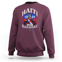 1804 First Black Republic Vintage Graphic Sweatshirt Jean Jacques Dessalines Historic