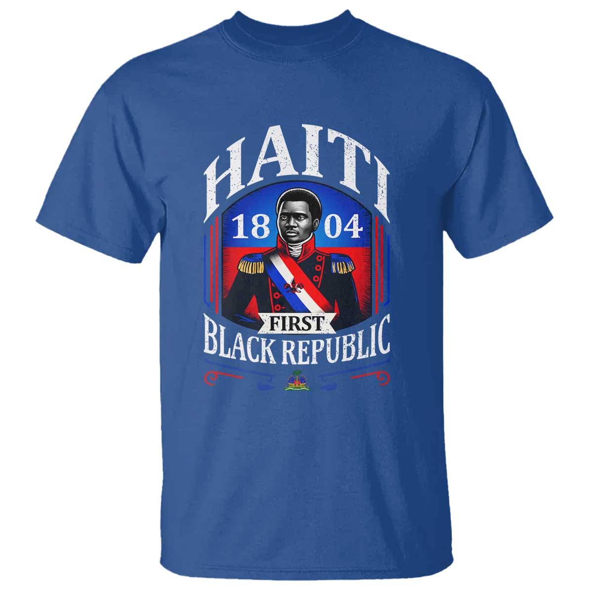 1804 First Black Republic Vintage Graphic T Shirt Jean Jacques Dessalines Historic