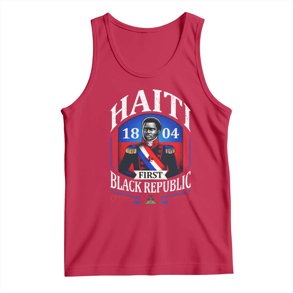 1804 First Black Republic Vintage Graphic Tank Top Jean Jacques Dessalines Historic