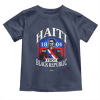 1804 First Black Republic Vintage Graphic Toddler T Shirt Jean Jacques Dessalines Historic
