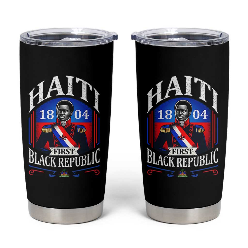 1804 First Black Republic Vintage Graphic Tumbler Cup Jean Jacques Dessalines Historic