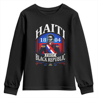 1804 First Black Republic Vintage Graphic Youth Sweatshirt Jean Jacques Dessalines Historic