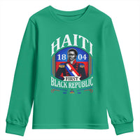 1804 First Black Republic Vintage Graphic Youth Sweatshirt Jean Jacques Dessalines Historic