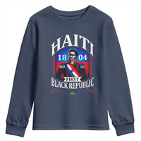 1804 First Black Republic Vintage Graphic Youth Sweatshirt Jean Jacques Dessalines Historic