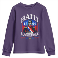 1804 First Black Republic Vintage Graphic Youth Sweatshirt Jean Jacques Dessalines Historic