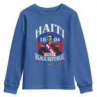 1804 First Black Republic Vintage Graphic Youth Sweatshirt Jean Jacques Dessalines Historic