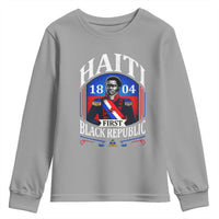 1804 First Black Republic Vintage Graphic Youth Sweatshirt Jean Jacques Dessalines Historic