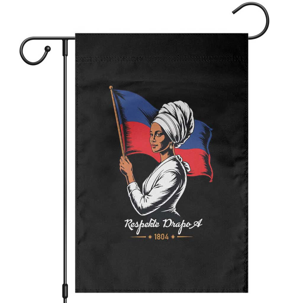 Respekte Drapo A 1804 Haitian Independence Day Garden Flag Proud Haitian Woman Flag Heritage