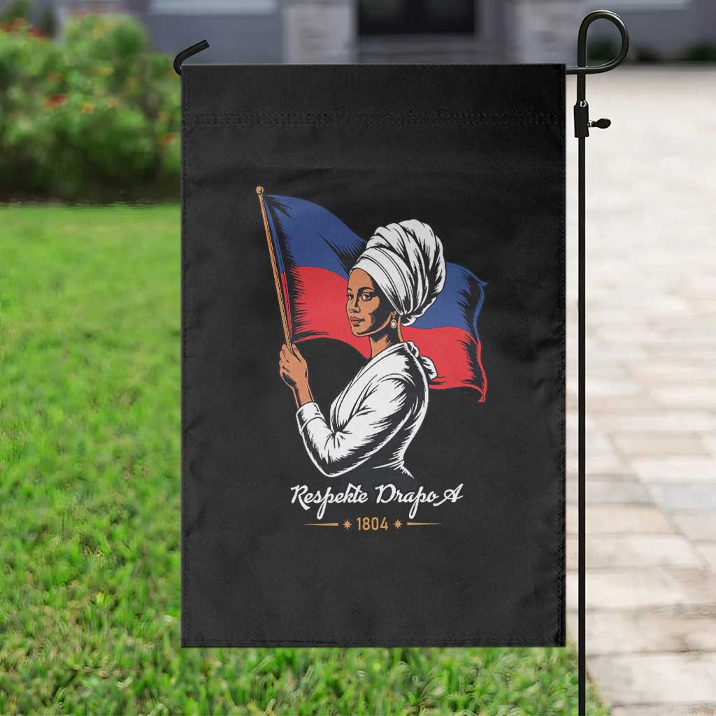 Respekte Drapo A 1804 Haitian Independence Day Garden Flag Proud Haitian Woman Flag Heritage