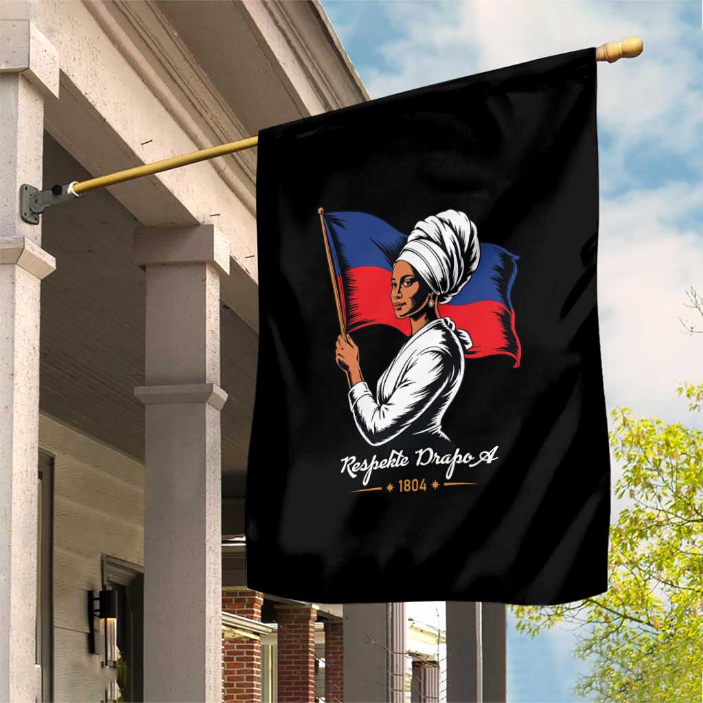 Respekte Drapo A 1804 Haitian Independence Day Garden Flag Proud Haitian Woman Flag Heritage