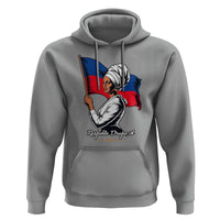 Respekte Drapo A 1804 Haitian Independence Day Hoodie Proud Haitian Woman Flag Heritage